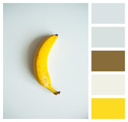 Banana White Background Yellow Image